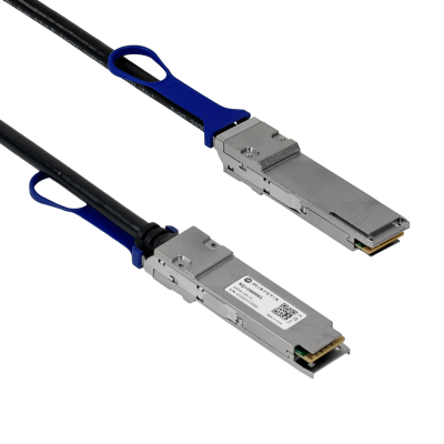XQ+DA0001 MIKROTIK 1mt QSFP28-100G Cable de Interconexión Directa Backbone DAC Cobre 30AWG PVC