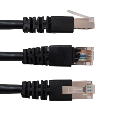 CPXN-30 Cable de red exterior LINKMADE CAT5E SF/UTP multifilar negro bobina 3 metros