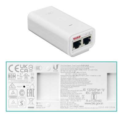 PBE-5AC-E-GEN2 UBIQUITI sin cubierta protectora 420mm 25dBi PowerBeamAC 1 puerto 1000 Incluye PoE-24V