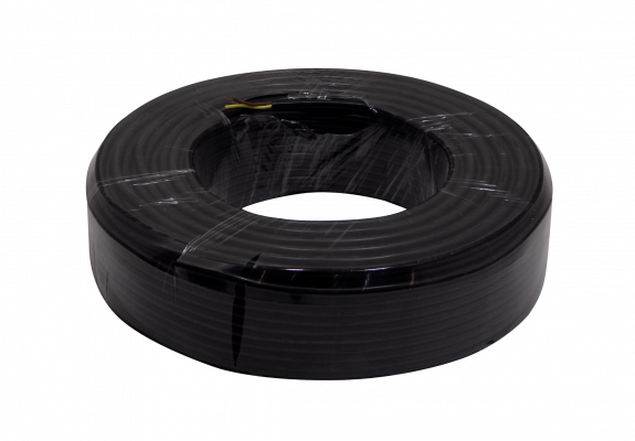 CORDON5 Negro 3x0,50mm 100mt Cable Electrico RVV 2-3AMP 300V AWG20 3x0.50mm