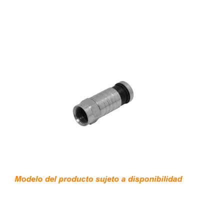 ERG6 RG6 Empuje Conector F-Macho p/Cable Coaxial RG-6 Compresion