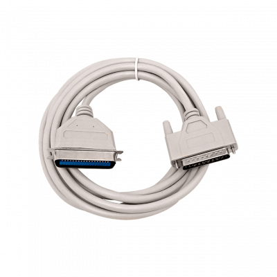 DB25CEN363 Cable Paralelo 2,5mt p/Impresora DB25-Macho CEN36 Gris VW-1 Centronics