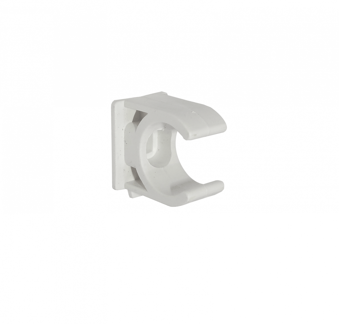 PVC16-A LINKCHIP 16mm Abrazadera de Sujeción Grapa para Cañería PVC Blanca Tornillo