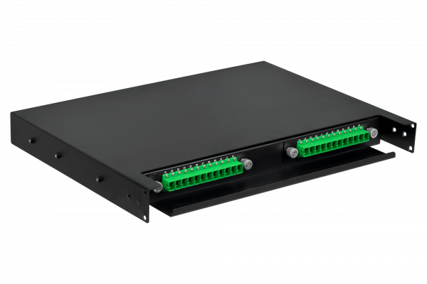 CFR24-SC-D Deslizable 24-SC Cabecera Fibra 1U Incluye Coplas-pigtail