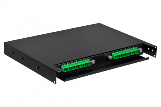 CFR24-SC-D Deslizable 24-SC Cabecera Fibra 1U Incluye Coplas-pigtail