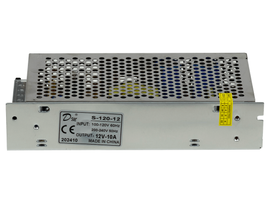 HT-120W 12VDC 10A 120W Fuente de Alimentación Regulable para Interior 100-240V