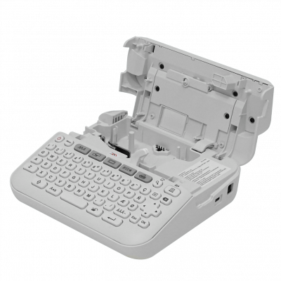 PT-D410 BROTHER QWERTY Rotuladora no-USB TZ3,5-18mm inc/6-AA opcion/fuente-12V