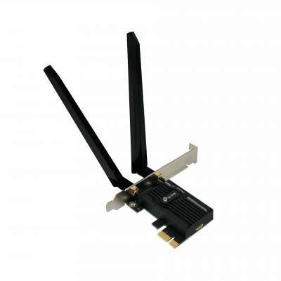 TX72E TP-LINK WiFi6E AXE5400 2,4/5/6GHz PCIExpress PCIe-x1 2-RPSMA Bluetooth-5.3