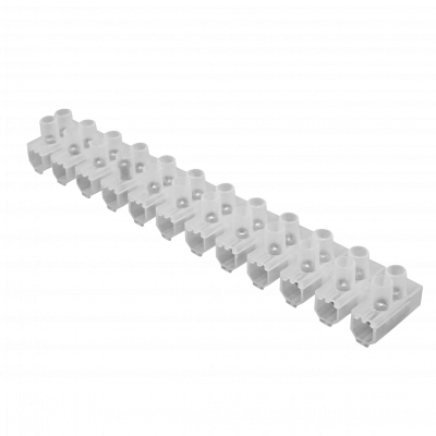 REGLETA-60A 60-Amperios 13,3mm2 12-Pares Bloque-Terminal-Tornillos 380V 60A-Máx 180x26x22mm