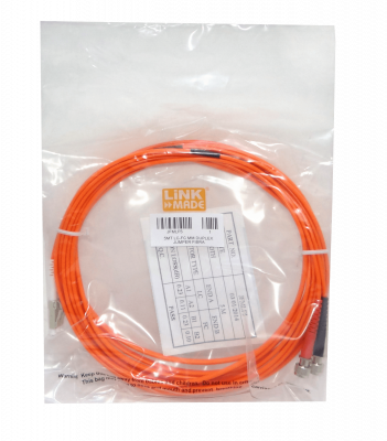 JFMLF5 5mt LC-FC OM1 MultiModo MM Duplex Jumper Fibra 62.5/125um LSZH