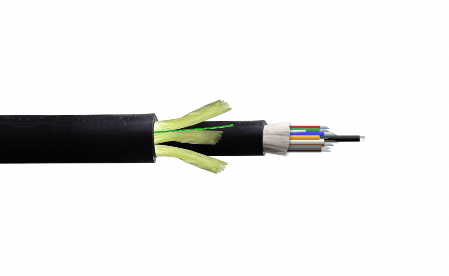CFSS96 SM 96-Fibras-G652D vano-200m ADSS 14mm Cable Ext-PE Doble-Cht Monomodo