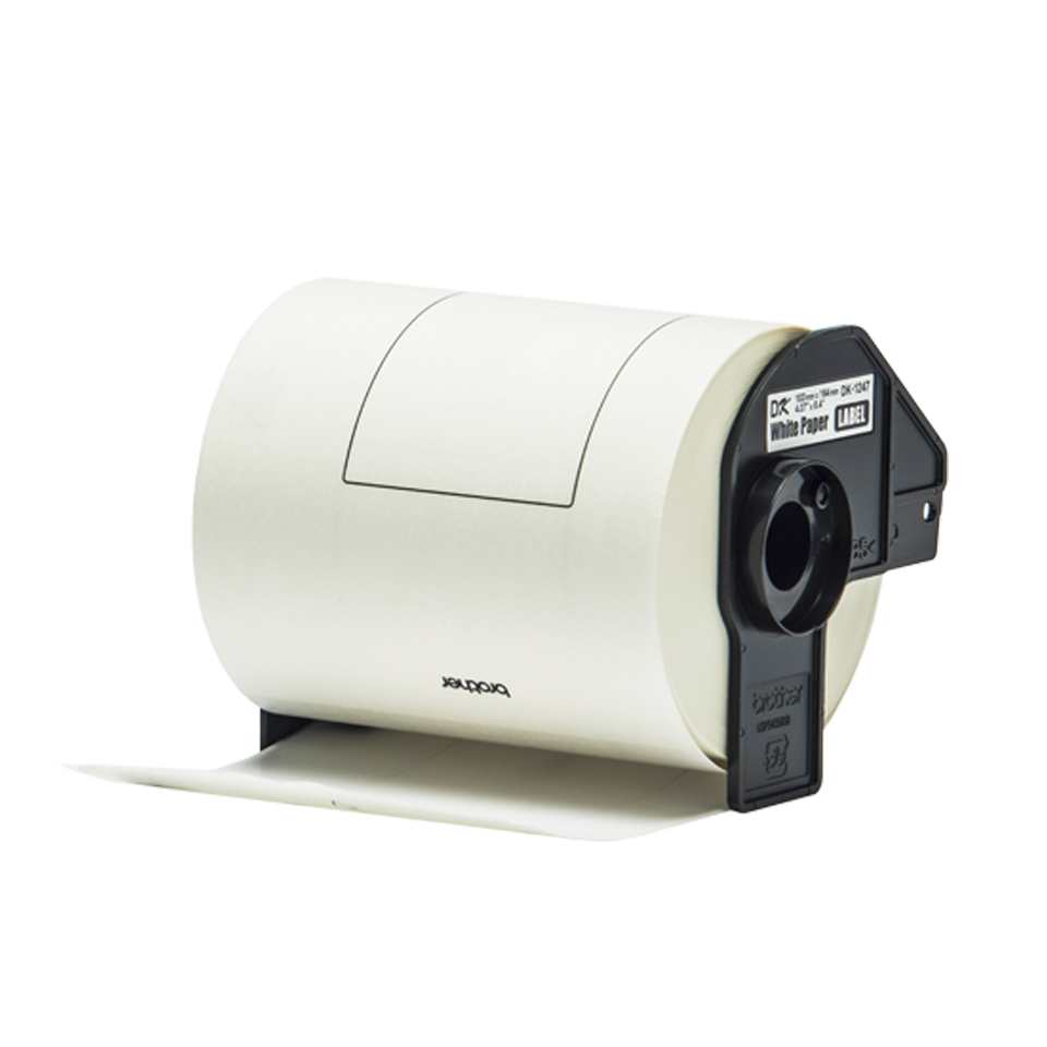 DK1247 Brother 103x164mm 180-Etiquetas Autoadhesivas Papel Blanco requiere-QL-1110NWB
