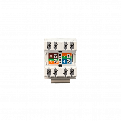 KP6WL-1 LINKMADE Conector Keystone Cat6 U/UTP Punchable Blanco 180° para Herramienta KPT