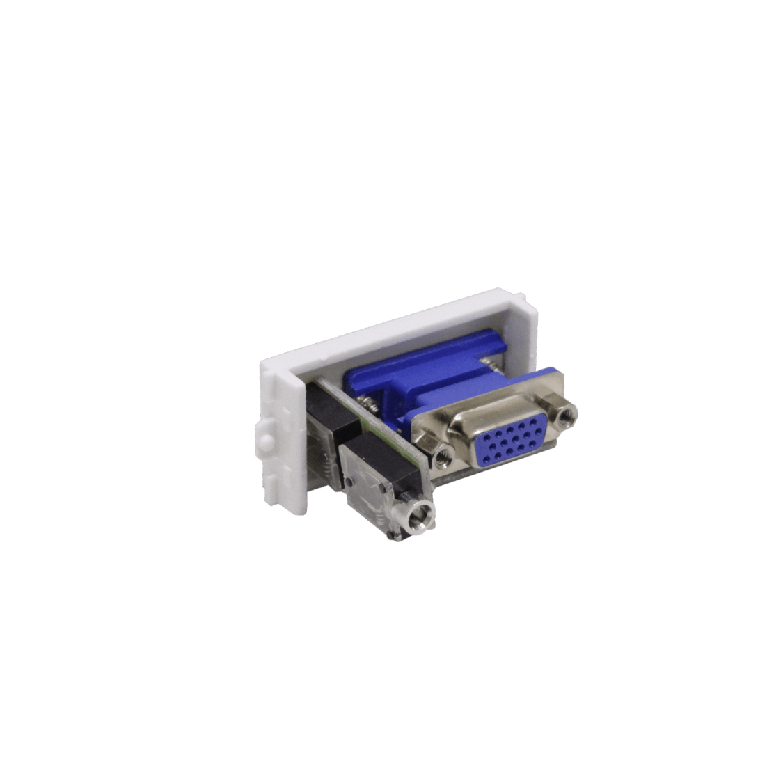 FQVVA Adaptador VGA-Hembra 3,5mm-Hembra Audio DB15-Hembra-Hembra DE-15/HH para FQ1-FQ2-FQ3