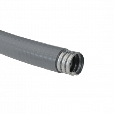 FLEXU-25 Rollo de 30 Metros de Tubería Conduit Metálica Semi-Flexible Recubierta de PVC de 25mm (3/4 de Pulgada)
