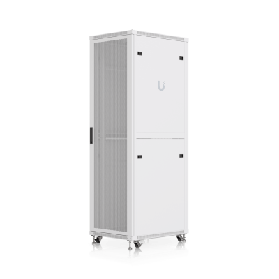 URK42-8P UBIQUITI Bastidor Perforado 42U 800mm 80cm-Profundidad Rack Blanco con Ventilador
