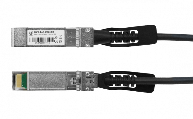 UD2-5 UBIQUITI Cable de Conexión Directa de Cobre SFP28 a 25Gbps de 5 metros UACC-DAC-SFP28-5M