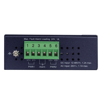 IGS-801T Switch industrial no administrable PLANET de 8 puertos Gigabit, montaje en riel DIN, alimentación 12-48 VDC/24 VAC