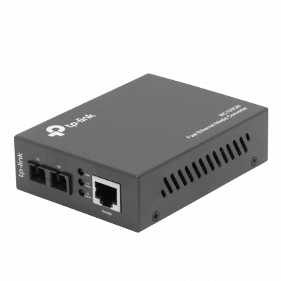 MC100CM TP-LINK Convertidor de Medios Transceptor Multimodo 100Mbps 2 Puertos SC 850nm Alcance 2km