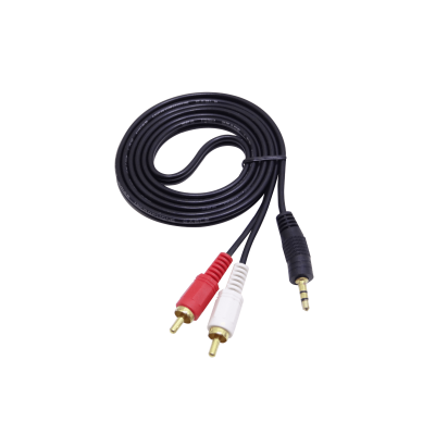 AUDIO-2MR 3,5mm-M 2-RCA-M 1,5mt Macho-Macho Cable Audio Plug-RCA Phone-1/8