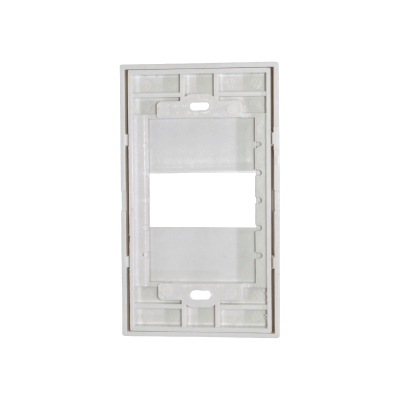 FQ1 1-Puerto Placa Pared 120x70mm Blanca Faceplate Multimedia LY-115