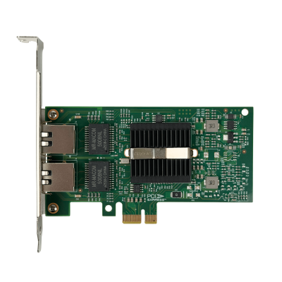 PCIE-2G LRLINK NIC 2-1000 PCIe-x1 Adaptador Servidor Doble-Gigabit Intel-82575