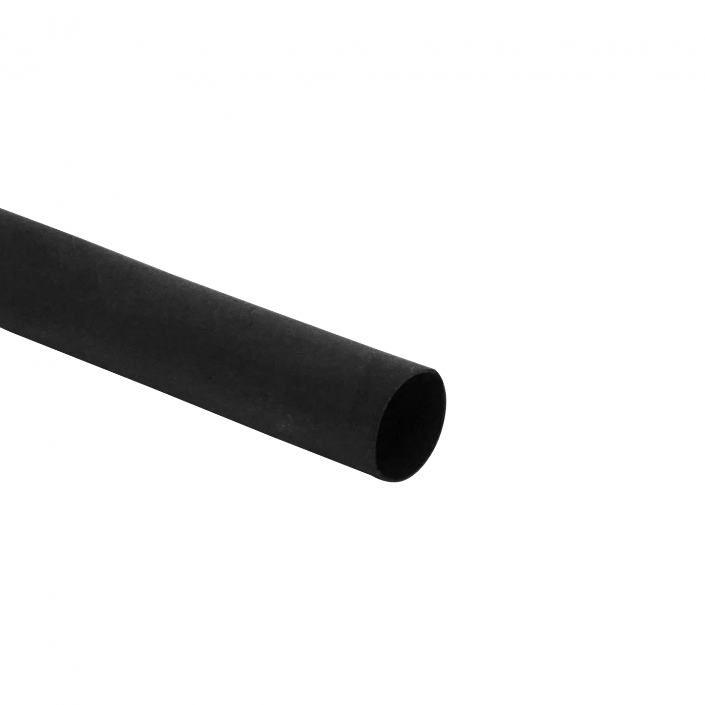 TN04 Tubo termorretráctil negro de poliolefina, relación de contracción 2 a 1, diámetro 4,0 mm y longitud de 1 metro