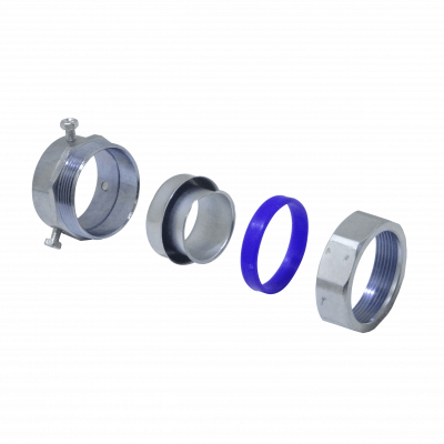 MEMT50 Adaptador Metálico de Unión EMT a Tubería Flexible de 50mm, Rango 35-49mm a 37mm