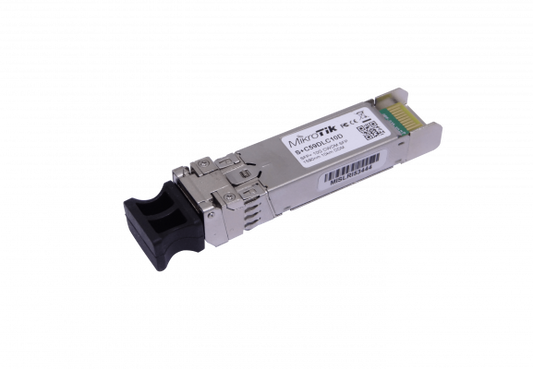 S+C59DLC10D MIKROTIK Transceptor SFP+ 10G SM 1590nm para CWDM-MUX8A, 10km, 2 Conectores LC, DDM, Unidad
