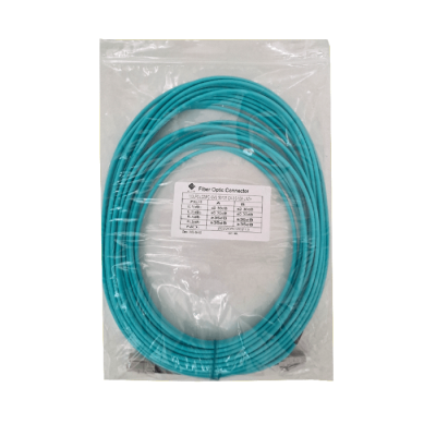 JF3LL10 10mt LC-LC OM3 MultiModo MM Duplex Jumper Fibra 3.0mm 50/125um LSZH