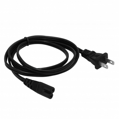 CAM8 Macho-Americano a Hembra-Tipo-8-C7 Cable de Alimentación 1,4 metros 140cm sin-Tierra