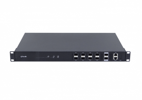 UF-OLT UBIQUITI Terminal de Línea Óptica 8 Puertos GPON 2 Ranuras SFP+ 10G 1 Consola RJ45 1 Gestión IP UFiber FTTH