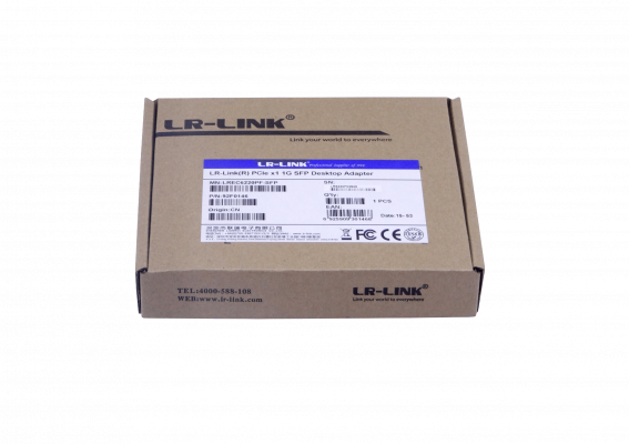 PCIE-1SFP LRLINK PCIe-x1 1-SFP 1G NIC LREC6220PF-SFP Placa para Servidor
