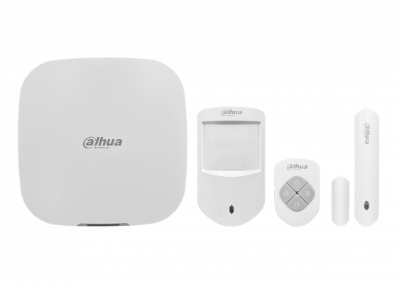 KIT-FW2 DAHUA Kit de alarma inalámbrica 1-100 4G/LTE Doble SIM 2,4GHz incluye fuente 12V