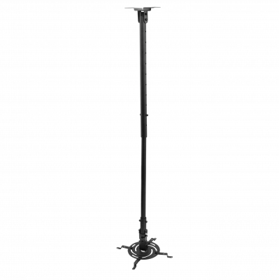 KPM-610B. Soporte 85-121cm Techo p/Proyector Universal 15kg Giro-360º Inclin-15º