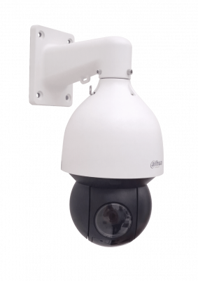 CAMI-PTZ Cámara IP PTZ DAHUA con resolución 2 megapíxeles, zoom óptico de 25 aumentos, protección IP67, lente de 5 a 120 mm, video Full HD 1080p, alcance infrarrojo de 150 metros, incluye fuente de 24 VCA, modelo SD5A225GB