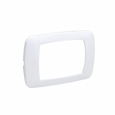 KEP-W KALOP Placa Jonica Blanca Tapa para 3 Módulos 3-Puestos requiere/KEP-X KL40815