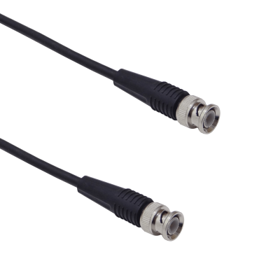 BM2-50MT Cable coaxial RG59 de 50 metros con terminaciones BNC macho a BNC macho, color negro, para CCTV, longitud 5000cm (50,0mt) RG-59
