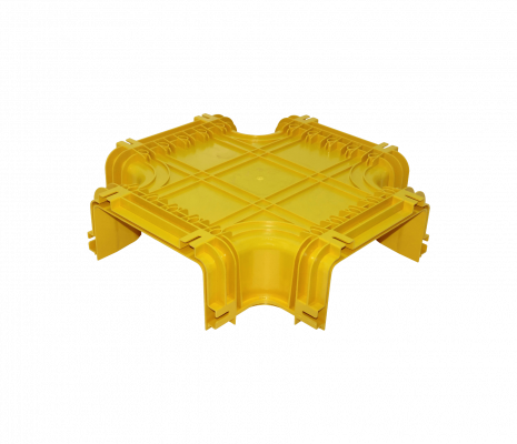 CCA-240-X 240x100mm Unión de Derivación Horizontal Amarilla PC+ABS LSZH Hembra