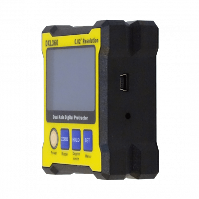 INCLI-DD Medidor de Inclinación Electrónico Biaxial 0,02 grados Soporte Ferromagnético Batería Incorporada