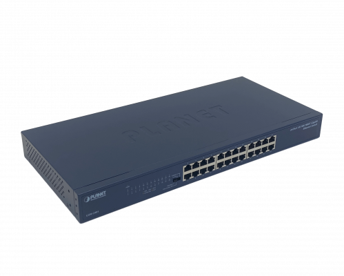 GSW-2401 PLANET Switch 24 Puertos 1000Mbps no-Administrable-L2 Rack 220V-Directo Selector-4-modos