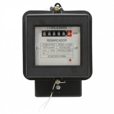 DD28 Remarcador kWh 1-Fase 50Hz 20A Medidor de Consumo Electrico