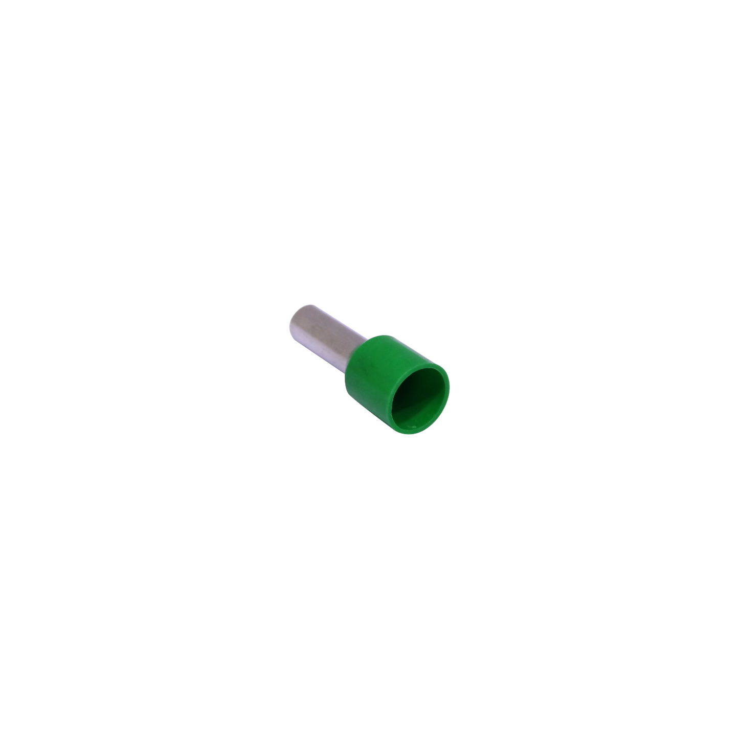 E10-12-V Verde 10,0mm2 12/21,5mm 100-piezas AWG7 Terminales Tubulares Aislados para Crimpar