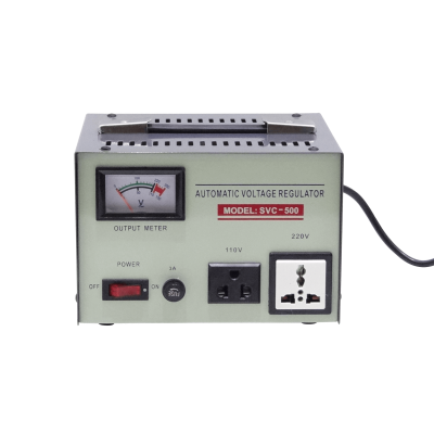 SVC-500 500VA AVR Estabilizador de Voltaje 300W 160-250VAC Salida-220V y Salida-110V