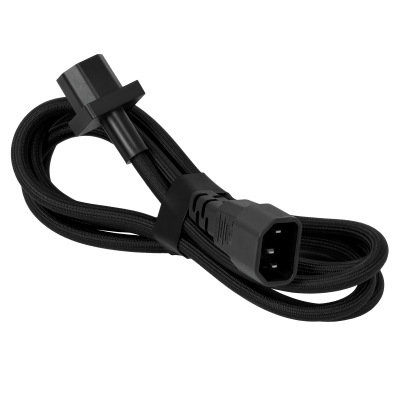 UCMC. UBIQUITI 1,8mt Negro Macho-Hembra Cable Poder 10A UACC-CABLE-C13-C14