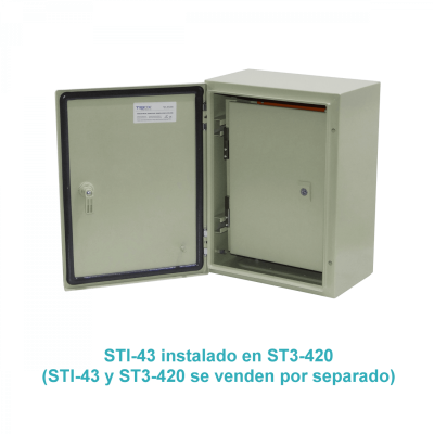 STI-43 TIBOX 400x300mm Cubierta para Cuadro ST3-420 Panel-interno Basculante