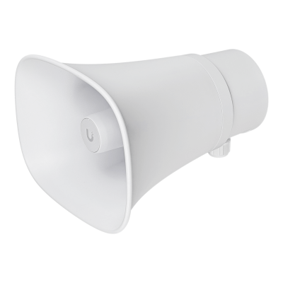 UP-AI-HORN-W UI Alarma Sonora Blanca 15 Vatios 120 Decibelios IP66 10/100 Mbps requiere-Energía Reforzada Unifi Defensa