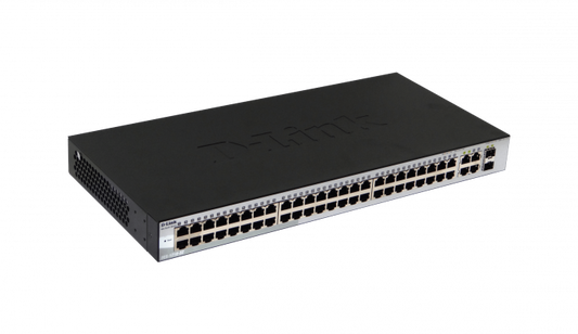 DES-1210-52-LIQ D-LINK DE SEGUNDA MANO Switch Smart Gestionable Rack 52-puertos 48x100 2x1000 2xSFP-Combo