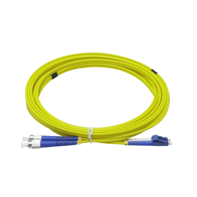 JFSLF5 Cable de Conexión de Fibra Óptica Monomodo SM Dúplex LC-FC de 5 metros 9/125µm LSZH