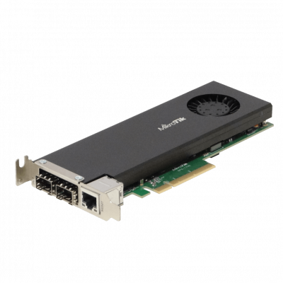 CCR2004-1G-2XS-PCIE MIKROTIK Placa PCIe-x8 2-SFP28 1-Puerto-Gestión Tarjeta de Red/CCR para Servidor L6